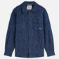 Dark Slate Gray ג'קט ז'קארד לגברים Jacquard Stripe Overshirt SCOTCH & SODA