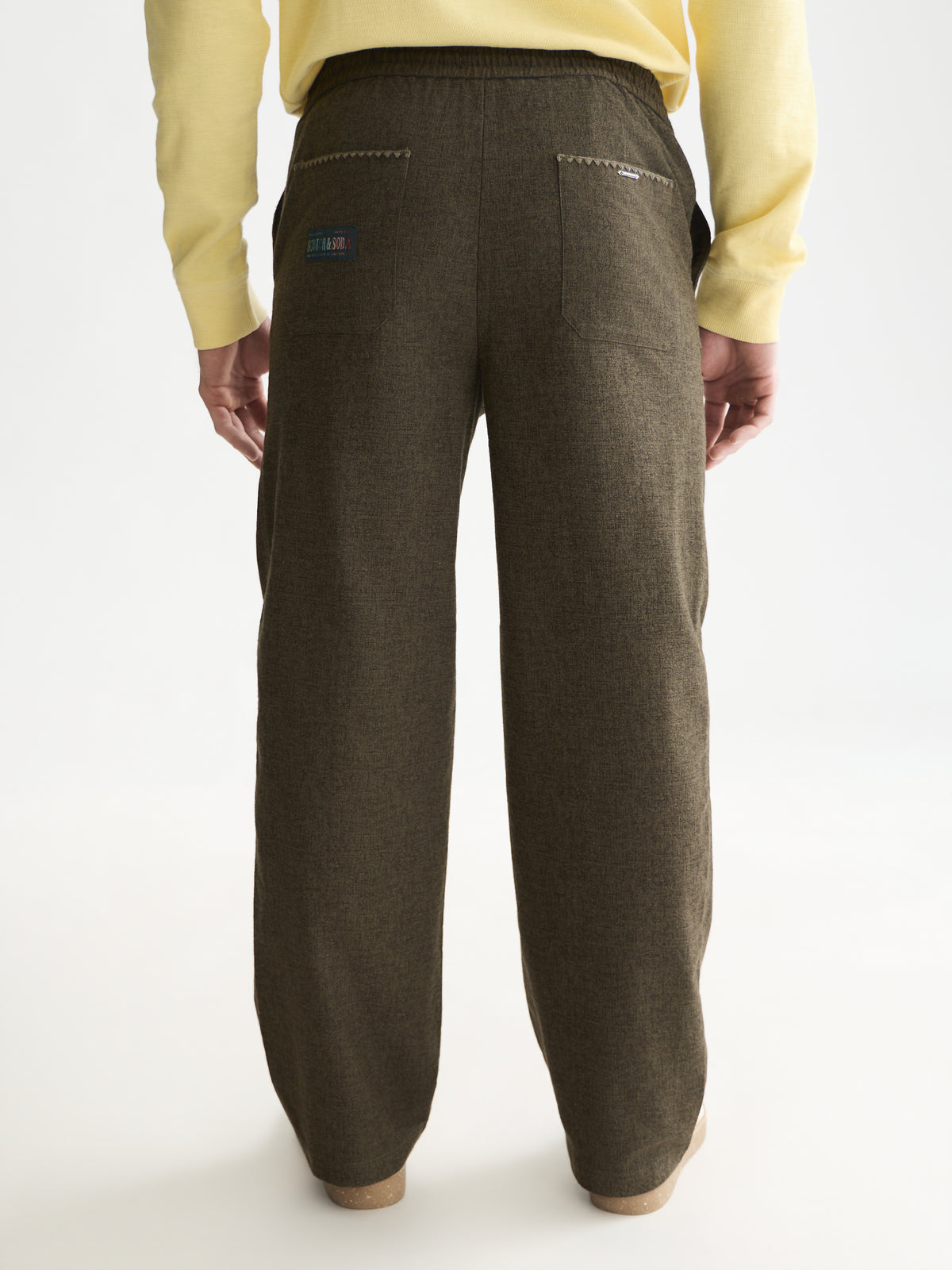 White Smoke מכנסיים ארוכים לגברים Otis Melange SCOTCH & SODA