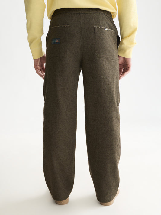 White Smoke מכנסיים ארוכים לגברים Otis Melange SCOTCH & SODA
