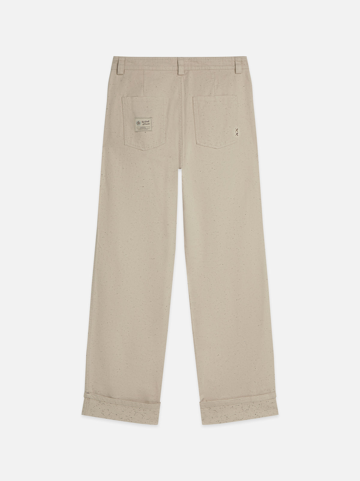 Gray מכנסיים ארוכים לגברים Speckled Cotton-Blend SCOTCH & SODA