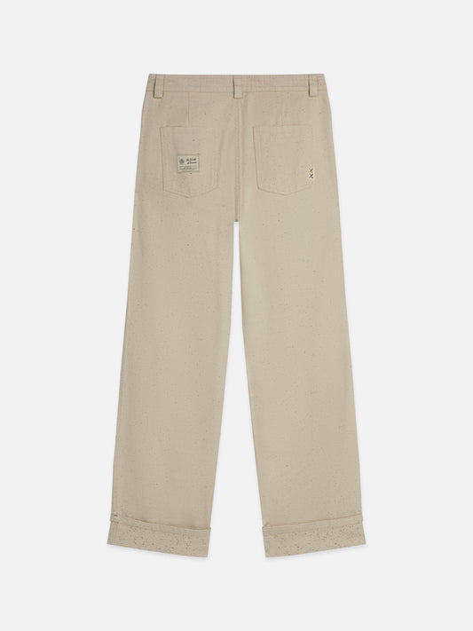 Gray מכנסיים ארוכים לגברים Speckled Cotton-Blend SCOTCH & SODA