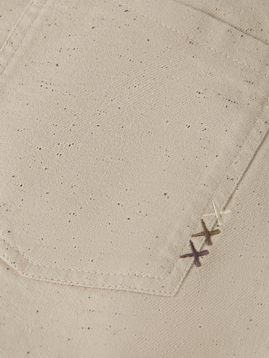 Gray מכנסיים ארוכים לגברים Speckled Cotton-Blend SCOTCH & SODA