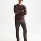 White Smoke סוודר לגברים Double Face Merino-Blend SCOTCH & SODA