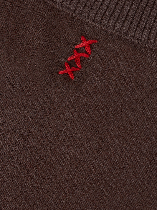 Dark Slate Gray סוודר לגברים Double Face Merino-Blend SCOTCH & SODA