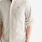 White Smoke חולצה מכופתרת אוקספורד לגברים Seasonal Core Solid SCOTCH & SODA