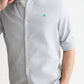 Lavender חולצה מכופתרת אוקספורד לגברים Seasonal Core Solid SCOTCH & SODA