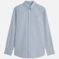 Gray חולצה מכופתרת אוקספורד לגברים Seasonal Core Solid SCOTCH & SODA