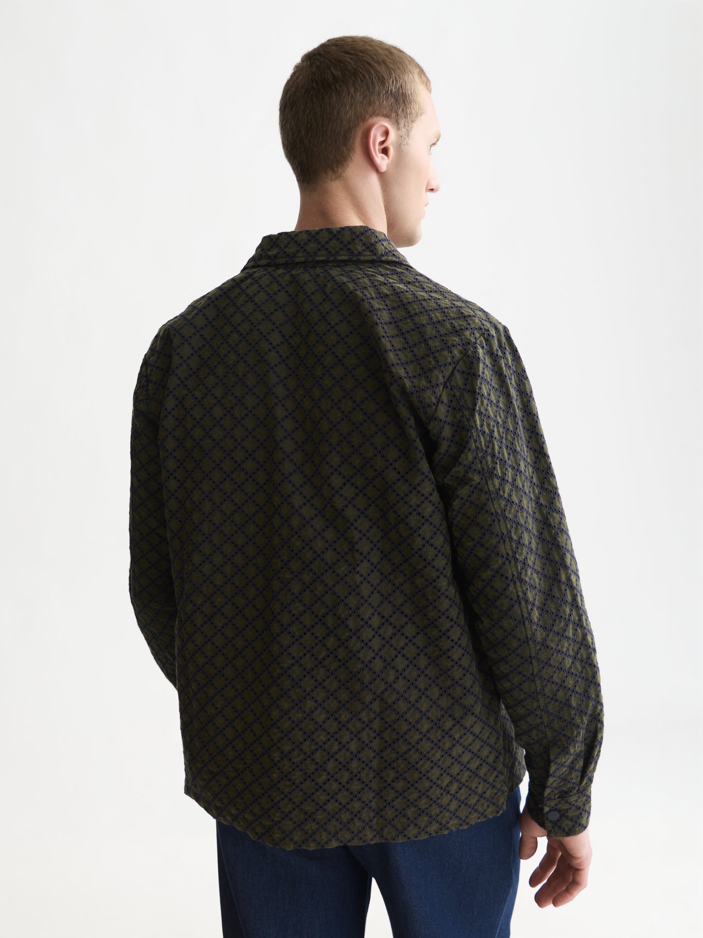 Black ג'קט מעיל לגברים Broderie Anglaise Coach SCOTCH & SODA