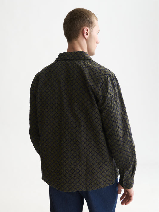 Black ג'קט מעיל לגברים Broderie Anglaise Coach SCOTCH & SODA
