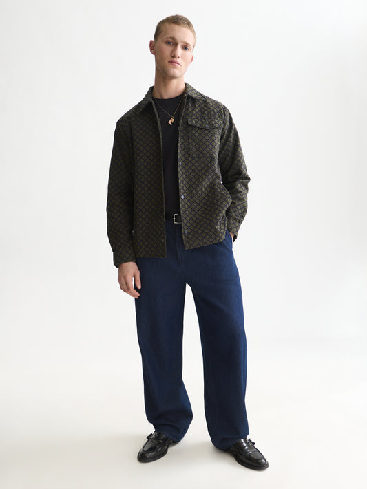 White Smoke ג'קט מעיל לגברים Broderie Anglaise Coach SCOTCH & SODA