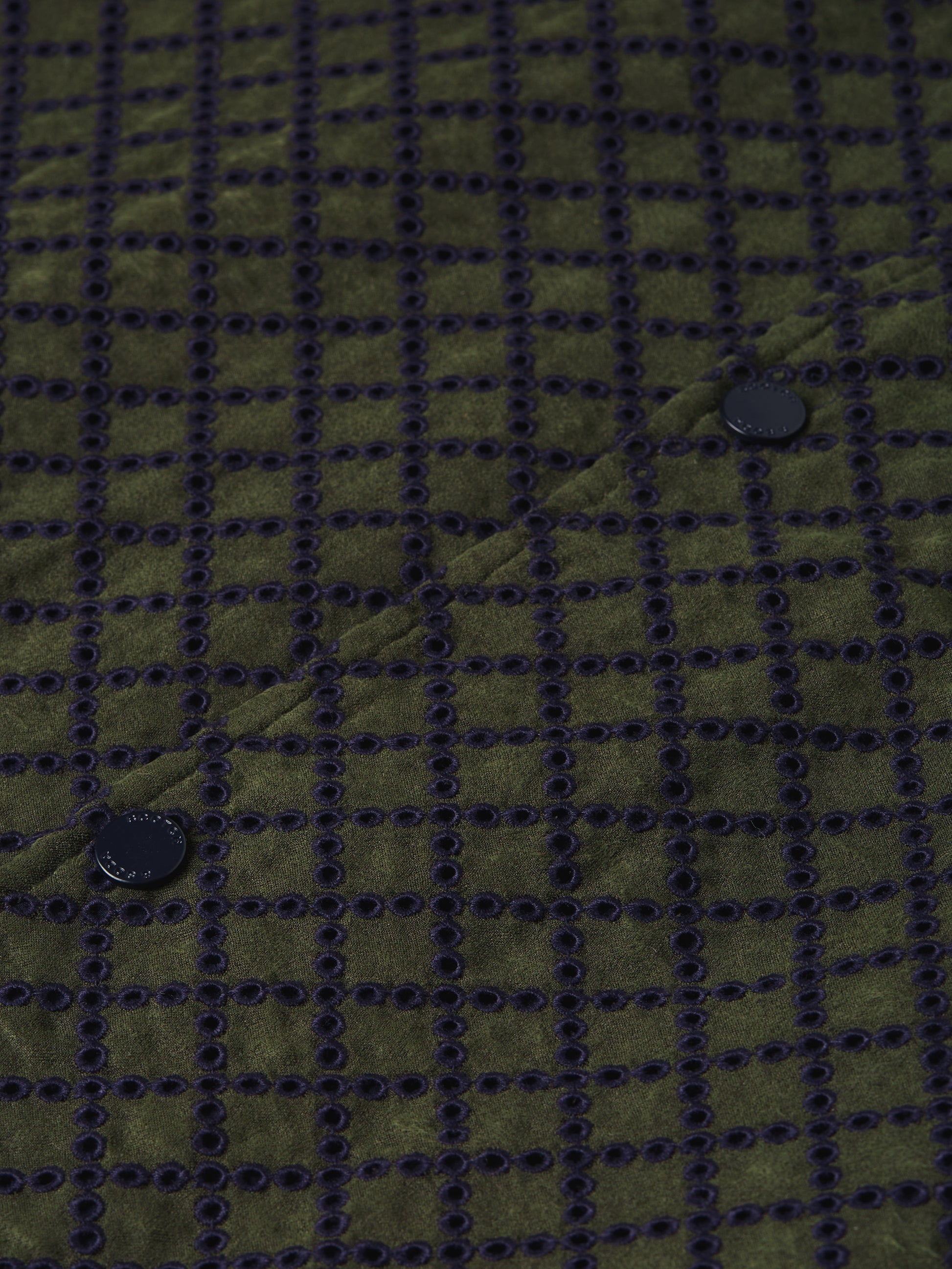 Dark Slate Gray ג'קט מעיל לגברים Broderie Anglaise Coach SCOTCH & SODA