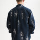 White Smoke ג'קט ז'קארד לגברים Jacquard Relaxed SCOTCH & SODA