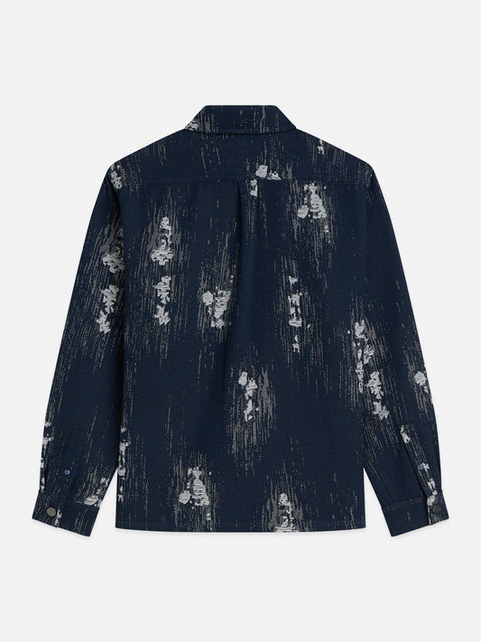 Black ג'קט ז'קארד לגברים Jacquard Relaxed SCOTCH & SODA