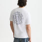 White Smoke טי שירט קצרה לגברים Delfts Blauw SCOTCH & SODA