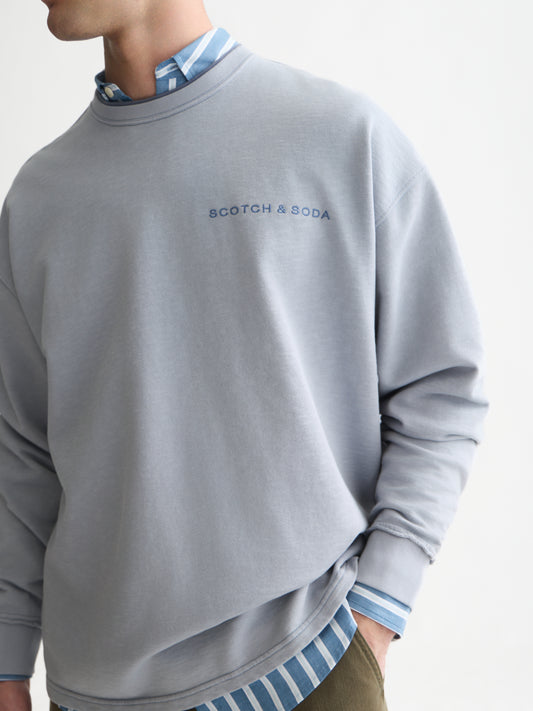 White Smoke סווטשירט לגברים 3 Crosses Program SCOTCH & SODA