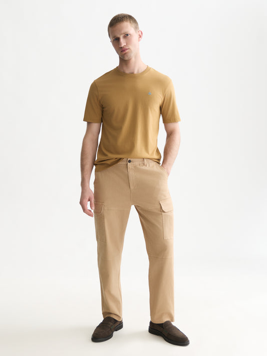 Seashell טי שירט קצרה לגברים Seasonal Core Chest Logo SCOTCH & SODA