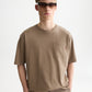 White Smoke טי שירט קצרה לגברים Seasonal Core 3 Crosses SCOTCH & SODA