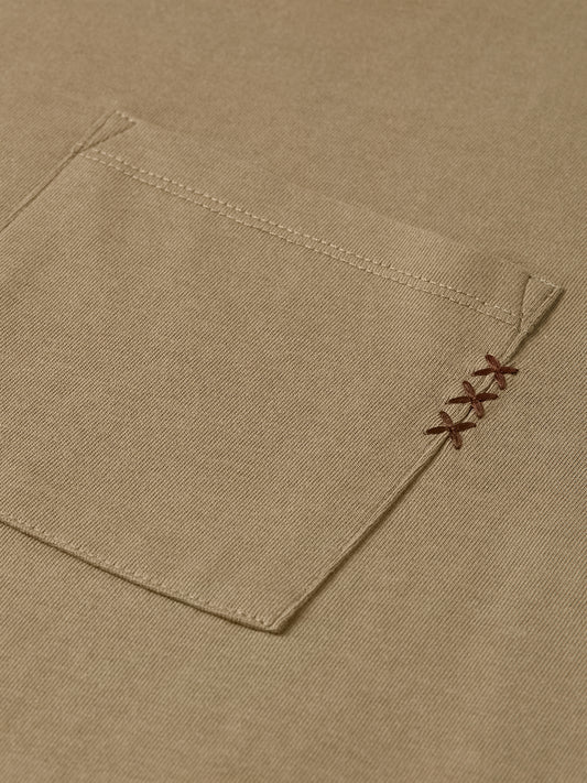 Rosy Brown טי שירט קצרה לגברים Seasonal Core 3 Crosses SCOTCH & SODA