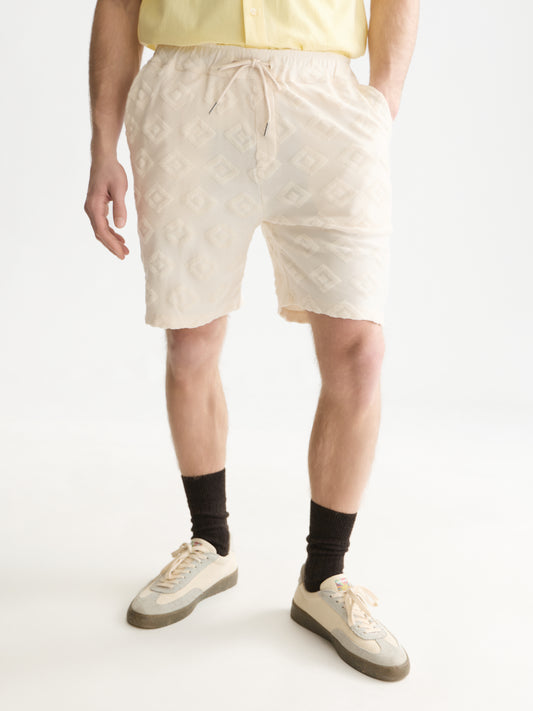White Smoke שורטס לגברים Fave Jacquard Terry SCOTCH & SODA