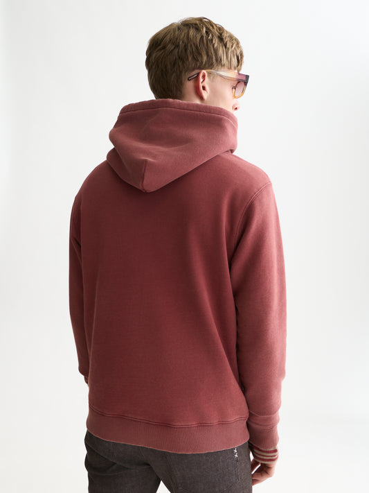 Saddle Brown קפוצ'ון לגברים Front Artwork Washed SCOTCH & SODA