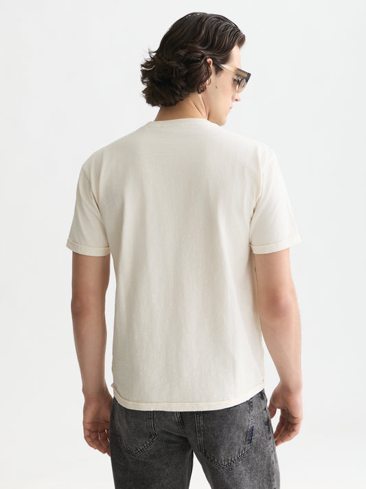 Lavender טי שירט קצרה לגברים Garment-Dye SCOTCH & SODA