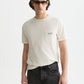 White Smoke טי שירט קצרה לגברים Garment-Dye SCOTCH & SODA