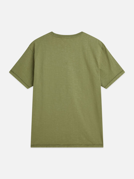Dim Gray טי שירט קצרה לגברים Garment-Dye SCOTCH & SODA