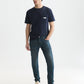 White Smoke טי שירט קצרה לגברים Garment-Dye SCOTCH & SODA