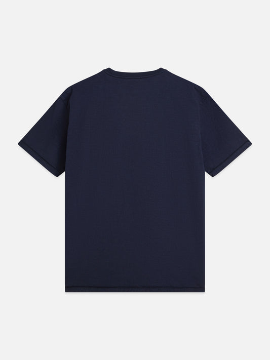 Dark Slate Gray טי שירט קצרה לגברים Garment-Dye SCOTCH & SODA