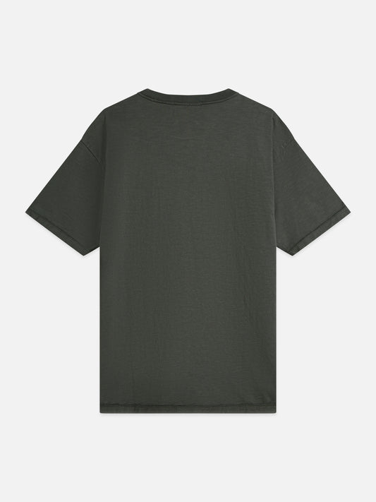 White Smoke טי שירט קצרה לגברים Garment-Dye SCOTCH & SODA