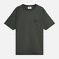 White Smoke טי שירט קצרה לגברים Garment-Dye SCOTCH & SODA