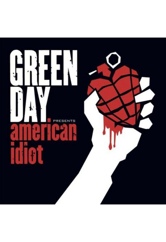 Black GREEN DAY/AMERICAN IDIOT תקליט HELICON