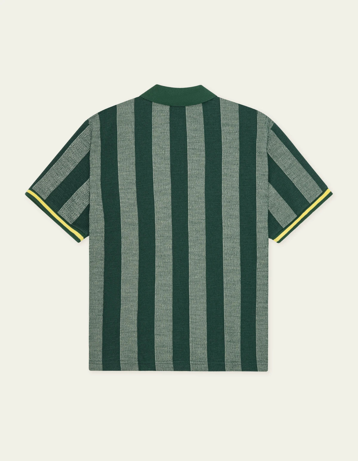 Seashell חולצת פולו גברים Stripe Jacquard Football Jersey LES DEUX