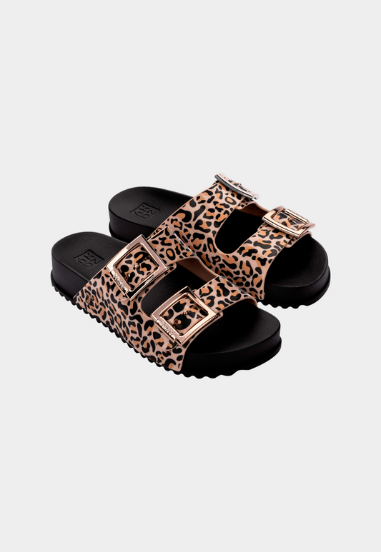 כפכפי גומי בהדפס מנומר לנשים Partner III Fem