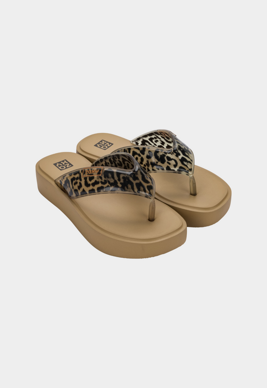 כפכפי גומי בהדפס מנומר לנשים Trend New