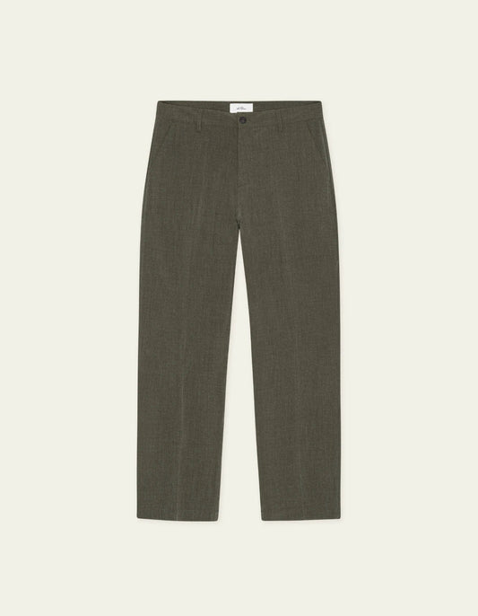 Dark Slate Gray מכנסיים ארוכים לגברים Como Slack Pants - Seasonal LES DEUX