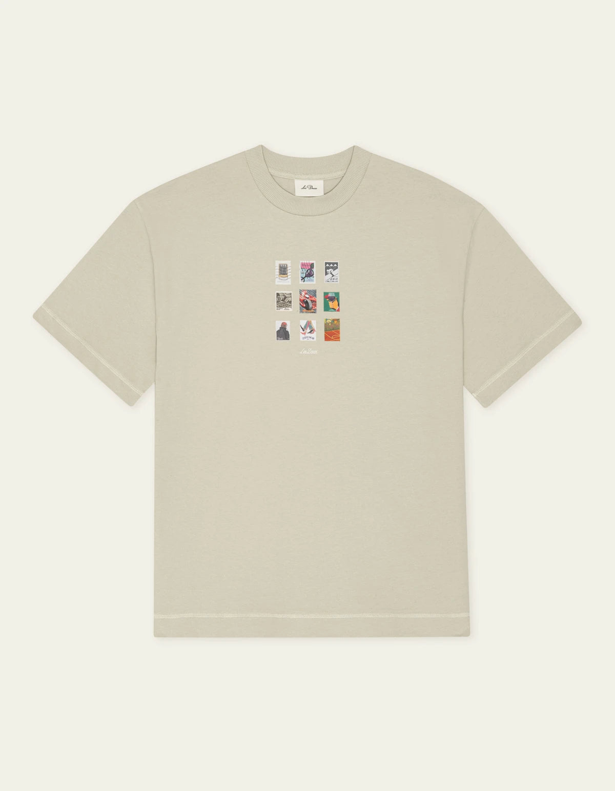 טי שירט קצרה לגברים Stamp T-Shirt