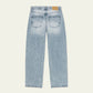 Dark Gray ג'ינס ארוך לגברים Roi Bleached Denim Jeans LES DEUX