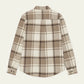 Seashell חולצה מכופתרת ארוכה לגברים Check Flannel Shirt LES DEUX