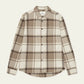 Seashell חולצה מכופתרת ארוכה לגברים Check Flannel Shirt LES DEUX