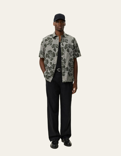 חולצה מכופתרת קצרה לגברים Charlie Poppy