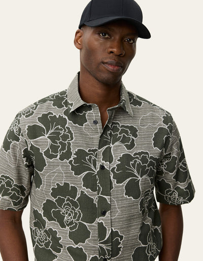 חולצה מכופתרת קצרה לגברים Charlie Poppy