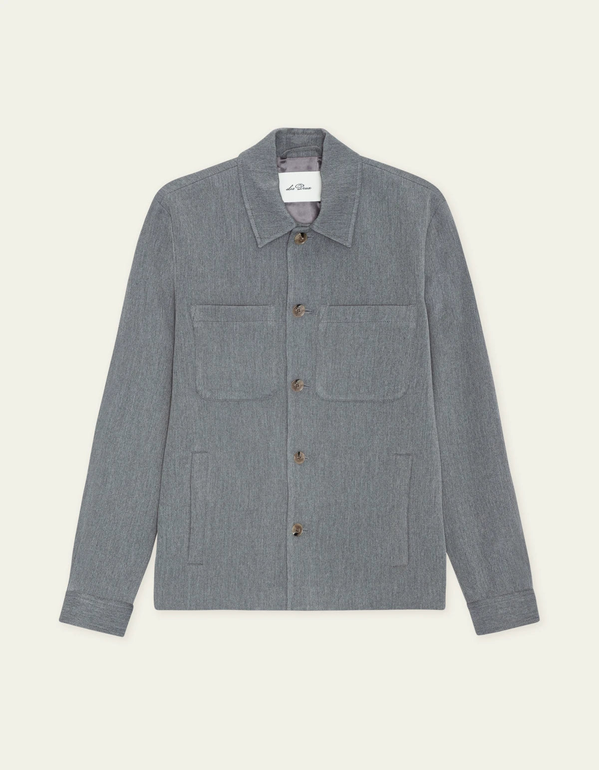 Dim Gray ג'קט לגברים Marseille Hybrid Jacket LES DEUX