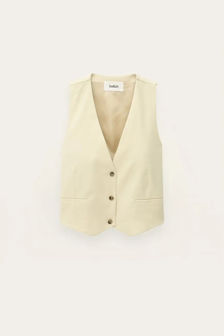 Antique White וסט לנשים Caela Waistcoat BA&SH