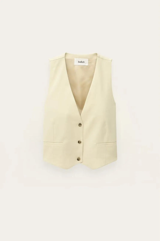 Antique White וסט לנשים Caela Waistcoat BA&SH