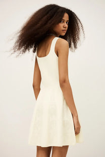 Antique White שמלת מיני לנשים Cattana Dress BA&SH