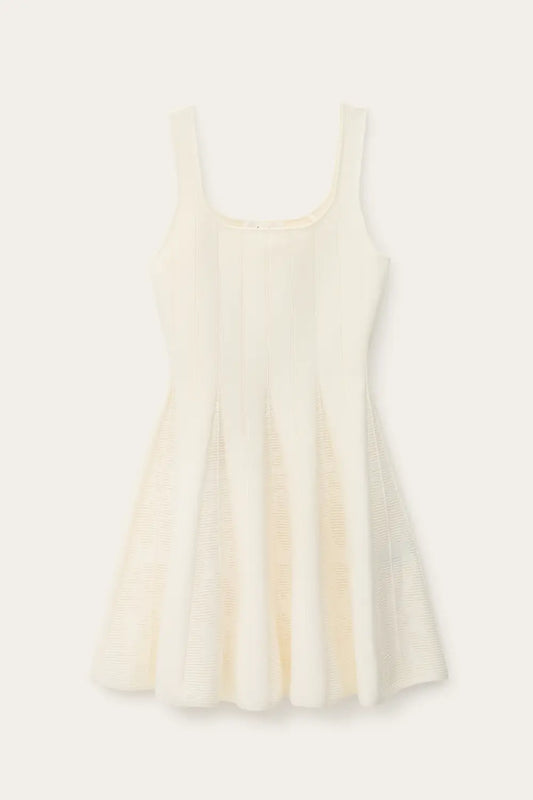 Antique White שמלת מיני לנשים Cattana Dress BA&SH