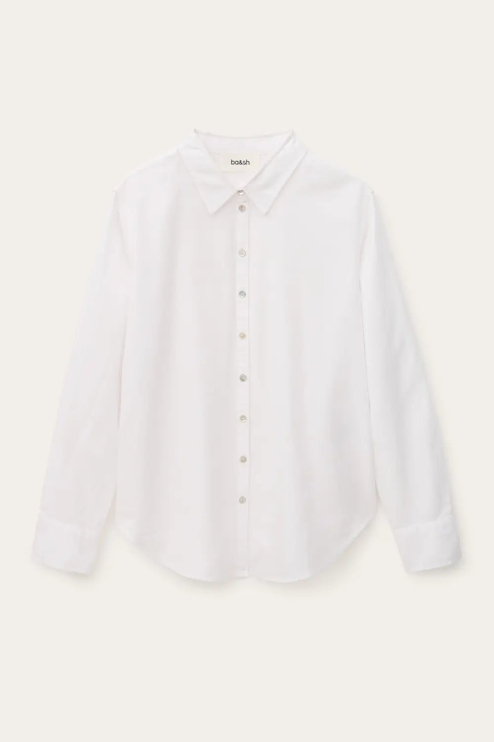 Lavender חולצה מכופתרת ארוכה לנשים Chiren Shirt BA&SH