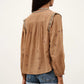 Sienna חולצה מכופתרת ארוכה רקומה לנשים Dalila Shirt BA&SH