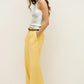 Light Goldenrod מכנסיים רחבים לנשים Deana BA&SH